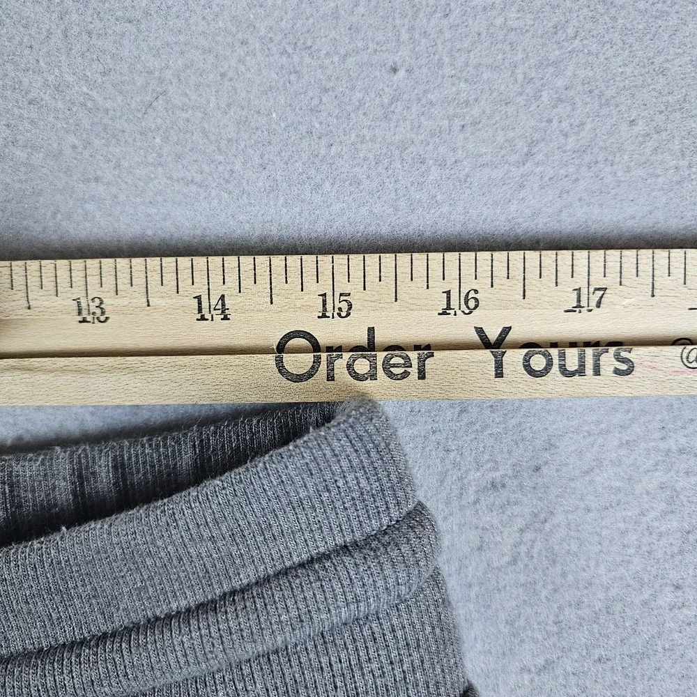 The North Face Jogger Pants Mens Large Gray Fleece Sweatpants Drawstring Pockets